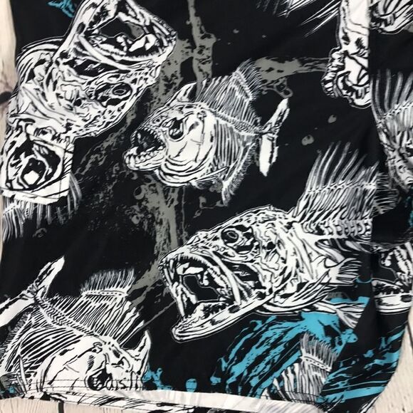 Joe Boxer Shorts unlined tie waist side pocket EUC Size 44 Bonefish - Picture 2 of 5